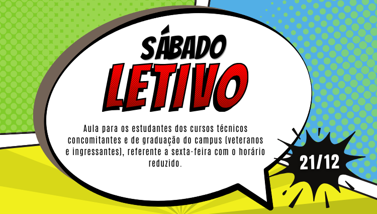 Sábado letivo 21/12