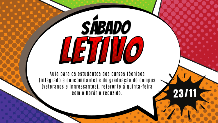 Sábado letivo 23/11